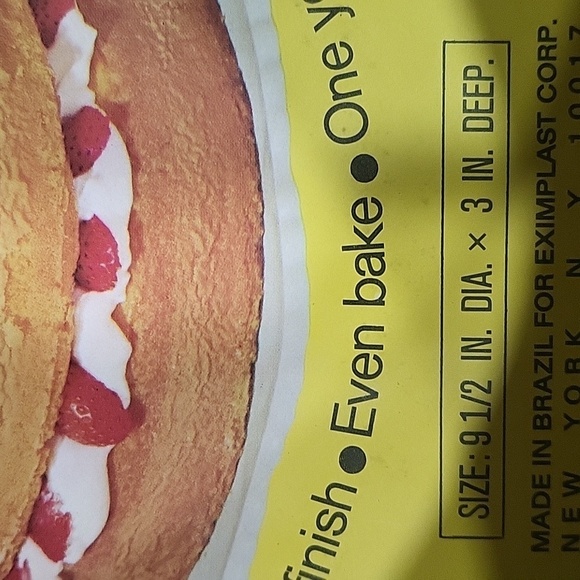 NWT Vintage Radiant Bakeware Spring Form CAKE PAN Kitchenware Brazil - Picture 4 of 5